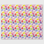 patroon met Paaskonijnen Cadeaupapier (Vlak)