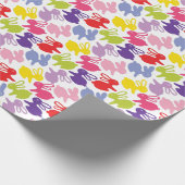 patroon met Paaskonijnen Cadeaupapier (Hoek)