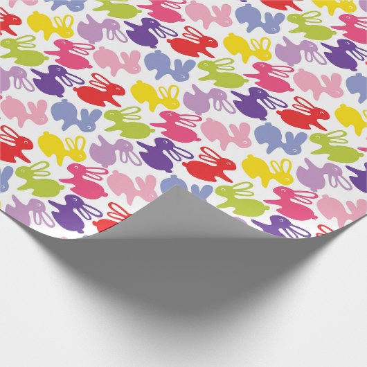 patroon met Paaskonijnen Cadeaupapier (Hoek)