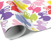 patroon met Paaskonijnen Cadeaupapier (Rol Hoek)