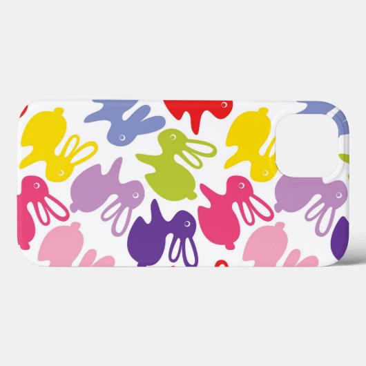 patroon met Paaskonijnen Case-Mate iPhone Case (Achterkant (horizontaal))