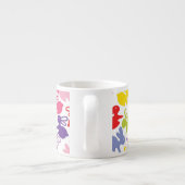 patroon met Paaskonijnen Espresso Kop (Achterkant)