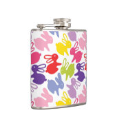 patroon met Paaskonijnen Heupfles (Rechts)