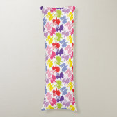 patroon met Paaskonijnen Lichaamskussen (Voorkant Verticaal)