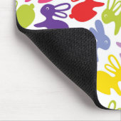 patroon met Paaskonijnen Muismat (Hoek)