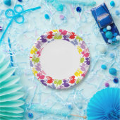 patroon met Paaskonijnen Papieren Bordje (Feest)