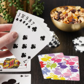 patroon met Paaskonijnen Pokerkaarten (Insitu)
