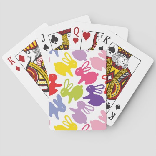 patroon met Paaskonijnen Pokerkaarten (Achterkant)