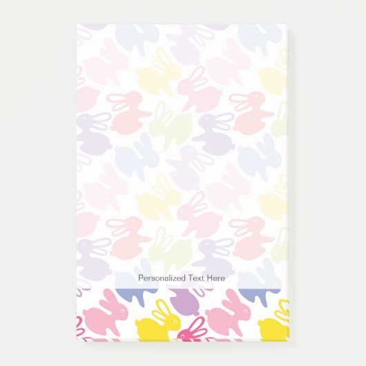 patroon met Paaskonijnen Post-it® Notes (Voorkant)