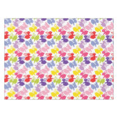 patroon met Paaskonijnen Tafelkleed (Voorkant (Horizontaal))