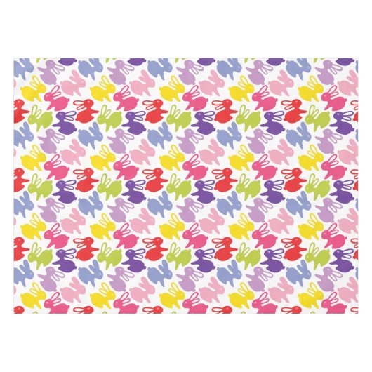 patroon met Paaskonijnen Tafelkleed (Voorkant (Horizontaal))