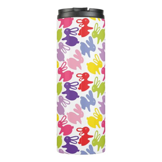 patroon met Paaskonijnen Thermosbeker (Achterkant)