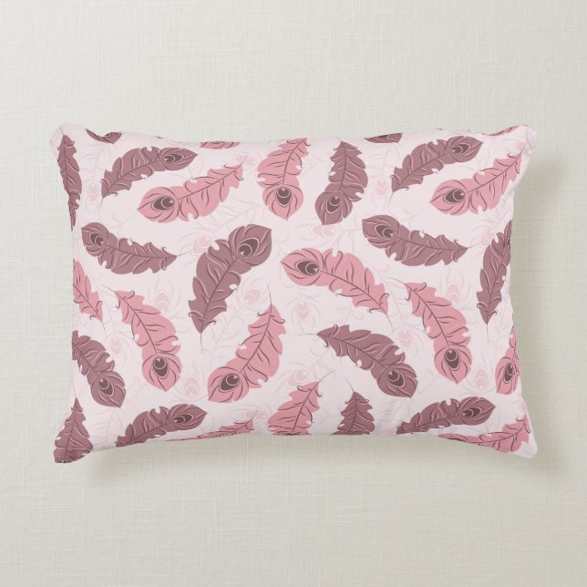 patroon met paukveren accent kussen (Voorkant)