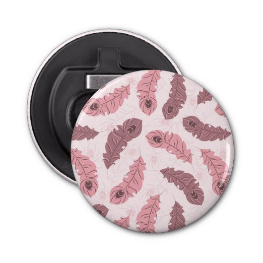 patroon met paukveren button flesopener (Voorkant)