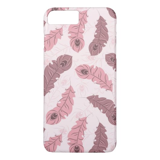 patroon met paukveren Case-Mate iPhone case (Achterkant)