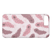 patroon met paukveren Case-Mate iPhone case (Achterkant (Horizontaal))