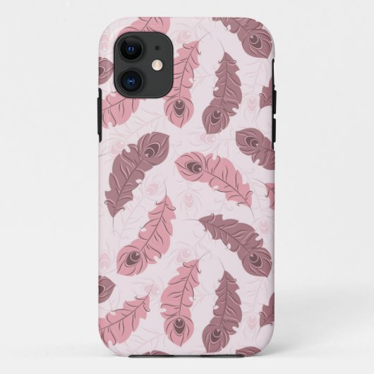 patroon met paukveren Case-Mate iPhone case (Achterkant)