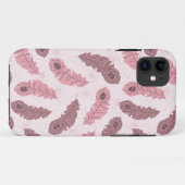 patroon met paukveren Case-Mate iPhone case (Achterkant (horizontaal))