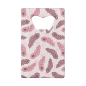 patroon met paukveren creditkaart flessenopener (Achterkant)