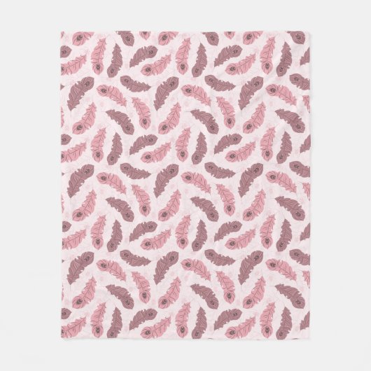 patroon met paukveren fleece deken (Voorkant)