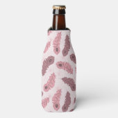 patroon met paukveren flesjeskoeler (Fles Voorkant)