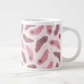 patroon met paukveren grote koffiekop (Rechts)