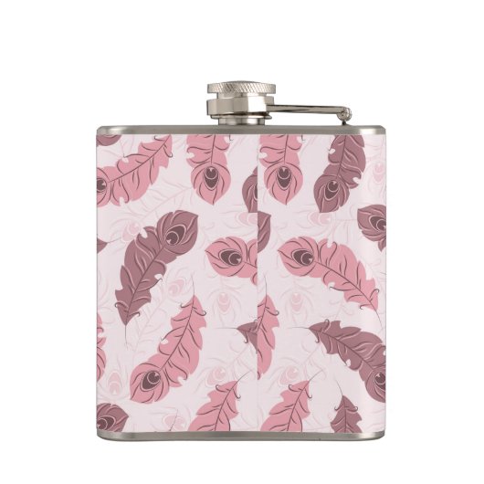 patroon met paukveren heupfles (Achterkant)