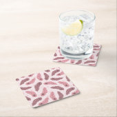 patroon met paukveren kartonnen onderzetters (Insitu)