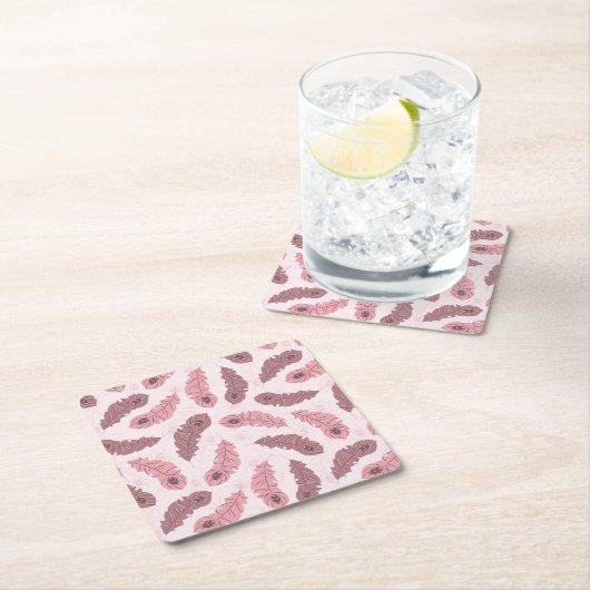 patroon met paukveren kartonnen onderzetters (Insitu)