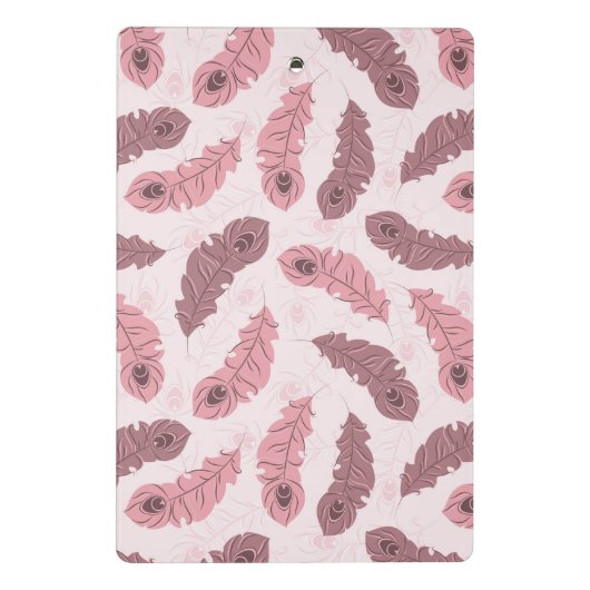 patroon met paukveren mini klembord (Achterkant)