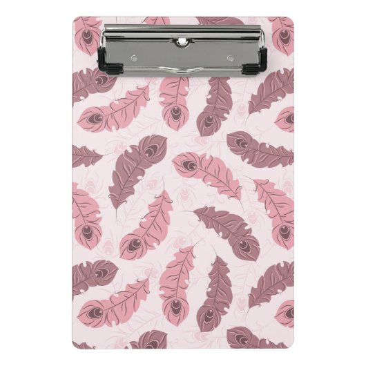 patroon met paukveren mini klembord (Voorkant)