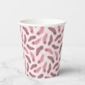 patroon met paukveren papieren bekers (Voorkant)