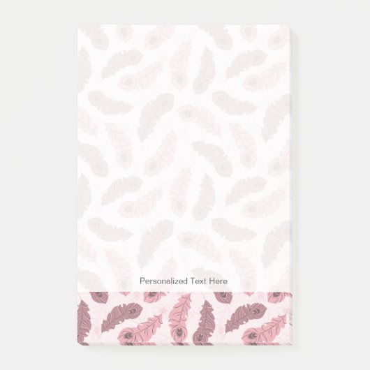 patroon met paukveren post-it® notes (Voorkant)