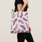 patroon met paukveren tote bag (Dichtbij)