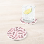 patroon met paukveren zandsteen onderzetter (Zijkant)