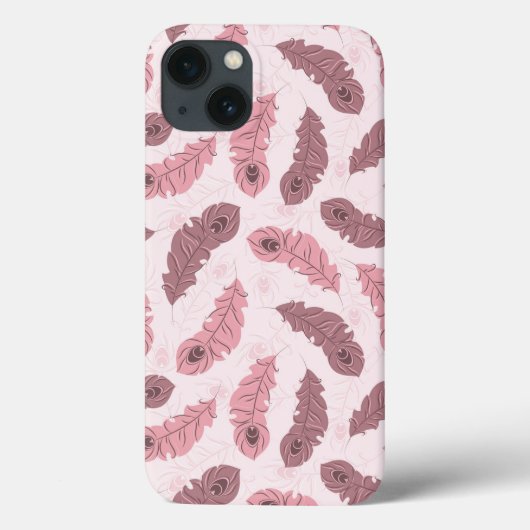 patroon met pauwenveren Case-Mate iPhone case (Achterkant)