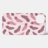patroon met pauwenveren Case-Mate iPhone case (Achterkant (horizontaal))