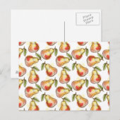 Patroon met peren briefkaart (Voorkant / Achterkant)