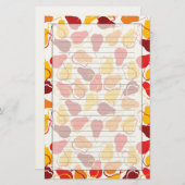 Patroon met peren briefpapier (Voorkant / Achterkant)