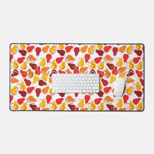 Patroon met peren bureaumat (Keyboard & Muis)