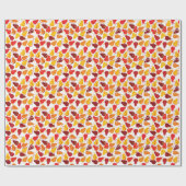 Patroon met peren cadeaupapier (Vlak)