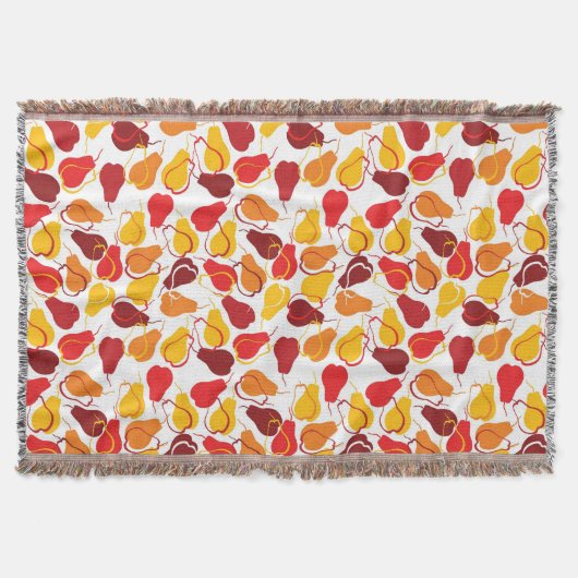 Patroon met peren deken (Voorkant)