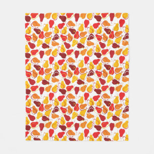 Patroon met peren fleece deken