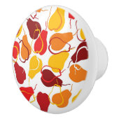 Patroon met peren keramische knop (Rechts)