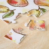 Patroon met peren legpuzzel (Zijkant)