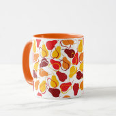 Patroon met peren mok (Voorkant links)