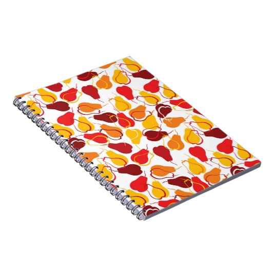 Patroon met peren notitieboek (Rechterzijde)