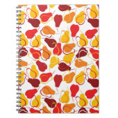 Patroon met peren notitieboek (Voorkant)