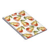Patroon met peren notitieboek (Rechterzijde)
