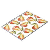 Patroon met peren notitieboek (Linkerzijde)
